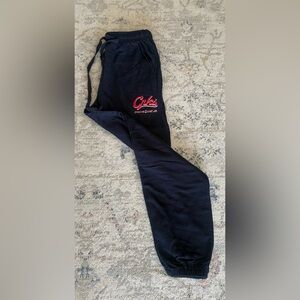 Crooks & Castles Black Logo Jogger Sweatpants Medium BNWOT